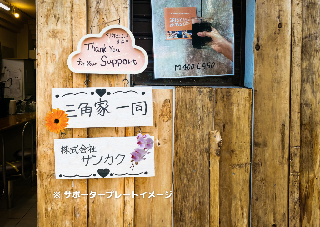 胡蝶蘭の代わりに寄付で 事務所移転祝いのご寄付者様にはサポータープレートを掲示いたします 特定非営利活動法人サンカクシャ 胡蝶蘭の代わりに寄付で 事務所移転祝いのご寄付者様にはサポータープレートを掲示いたします 特定非営利活動法人サンカクシャ